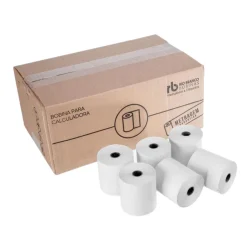 Bobina para Calculadora Branca 57 mm x 30 m — H&H Suprimentos Corporativos