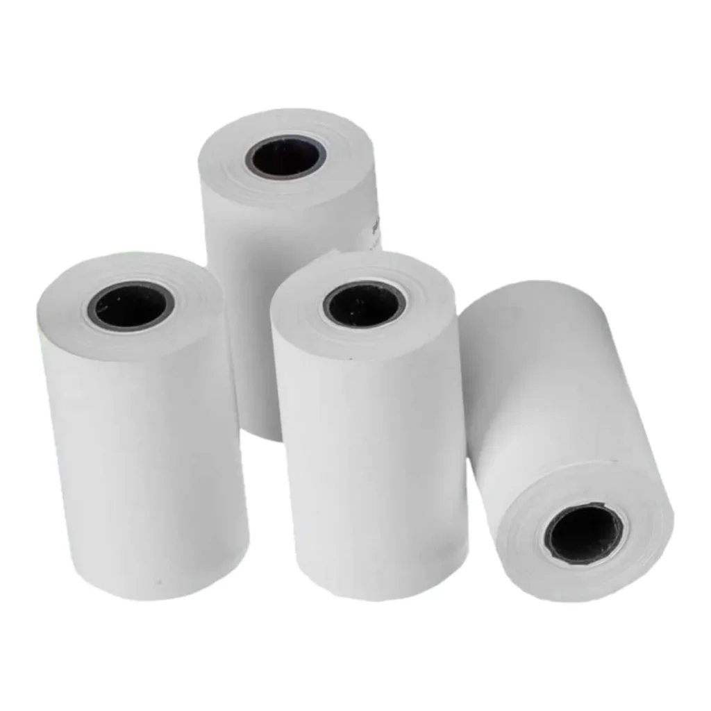 Bobina térmica 57 mm x 15 m branca oji para máquina de cartão