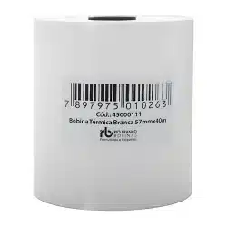 Bobina Térmica 57 mm x 40 m — H&H Suprimentos Corporativos