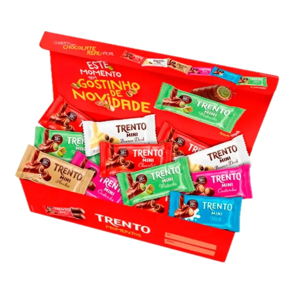 Bombom trento momentos caixa 168 g
