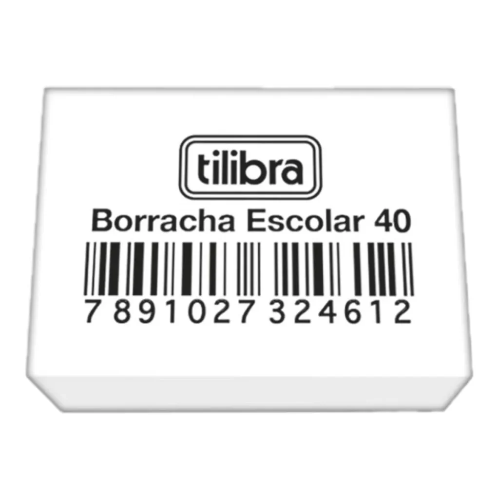 Borracha branca média Tilibra
