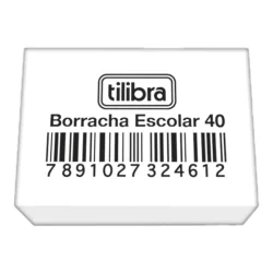 Borracha Branca Média Tilibra — H&H Suprimentos Corporativos