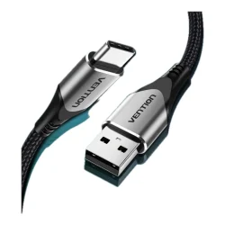 Cabo Carregador Vention USB-A para USB-C 50 cm 3A — H&H Suprimentos Corporativos