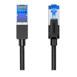 Cabo de Rede Ugreen Cat 8 F/FTP Trançado 2 m NW153 Preto — H&H Suprimentos Corporativos
