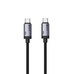 Cabo Hrebos Nova Braid CB-691C USB-C para USB-C 60 W 2 m — H&H Suprimentos Corporativos