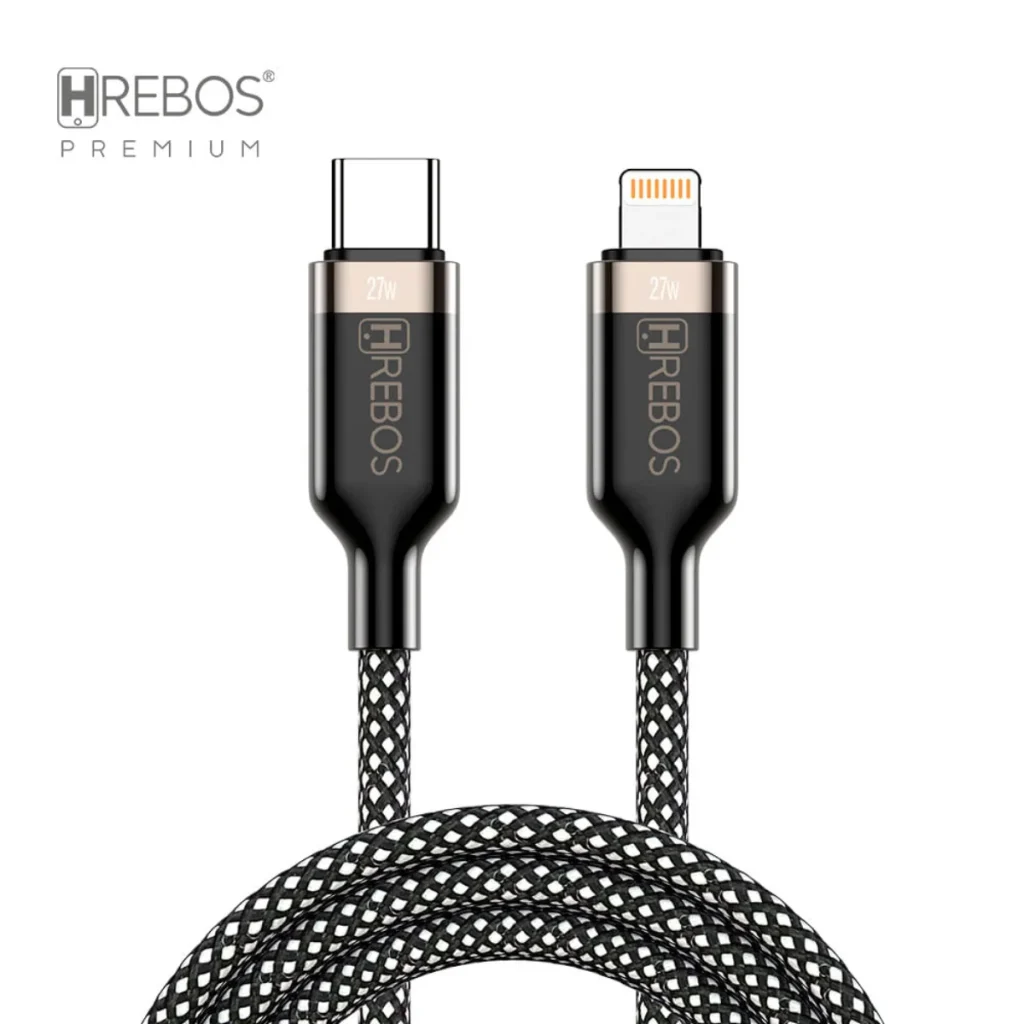 Cabo hrebos premium Titanium CB-3671 USB-c para lightning 27 w 2 m