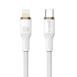 Cabo Hrebos Soft White CB-374 USB-C para Lightning 30 W 2 m — H&H Suprimentos Corporativos