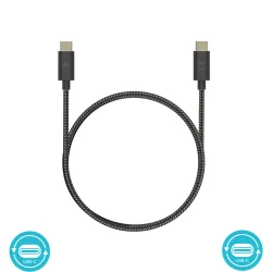 Cabo Motorola Original USB-C para USB-C 1,5 m Nylon — H&H Suprimentos Corporativos