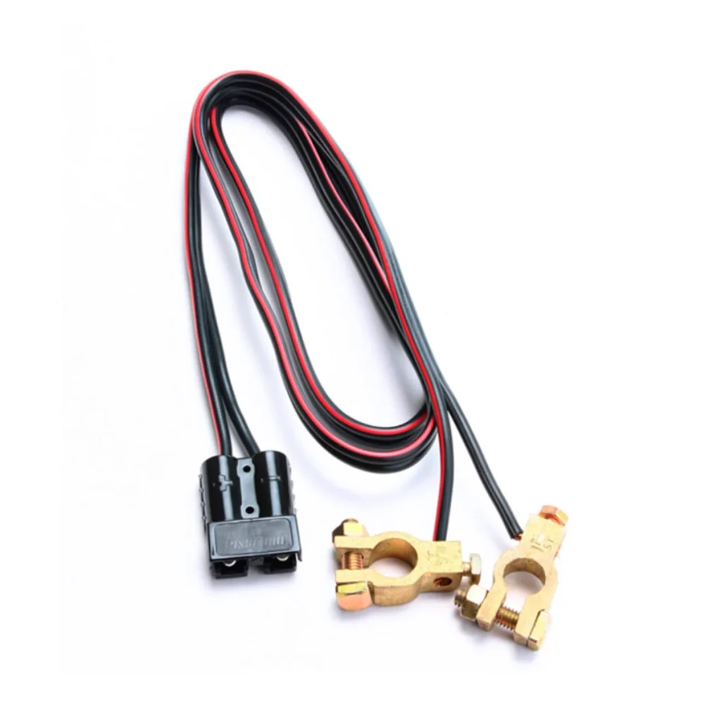 Cabo SMS para conexão de bateria externa 12 vdc 1,5 m preto