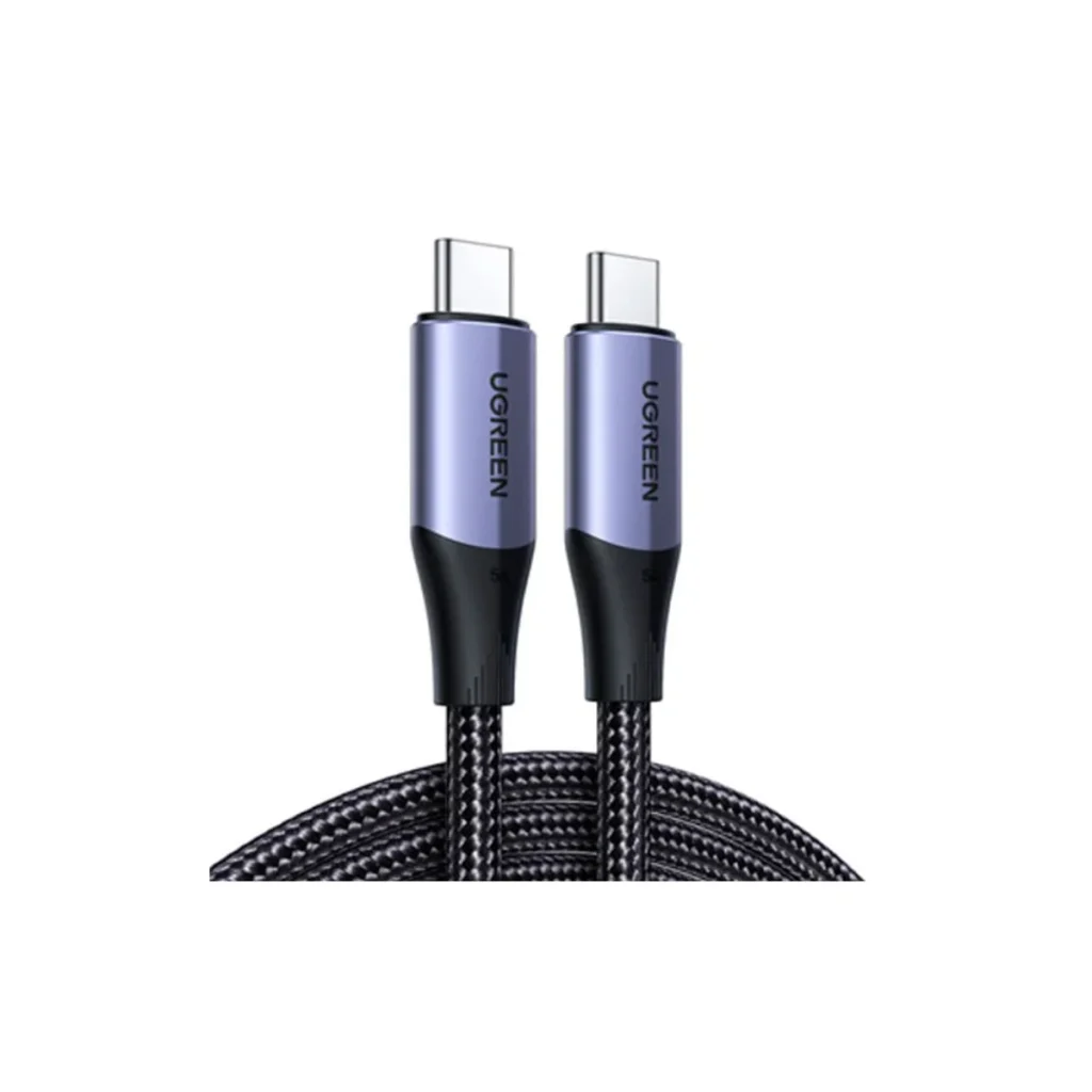 Cabo ugreen US535 USB-c para USB-c pd 3.1 240 w 480 mbps