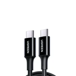 Cabo Ugreen USB-C para USB-C 5 A US300 1 m Preto — H&H Suprimentos Corporativos