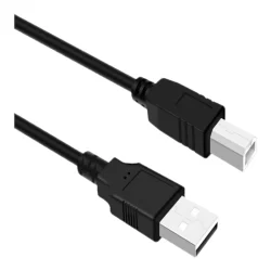 Cabo USB AM/BM 2.0 de 3 m Kross KE-CBS0107 — H&H Suprimentos Corporativos