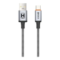 Cabo USB para Tipo C 60W 2 m Hrebos — H&H Suprimentos Corporativos