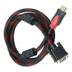 Cabo VGA e HDMI 1,8 m com Malha LE-6619 — H&H Suprimentos Corporativos