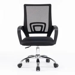 Cadeira de Escritório Alltek ATK-C02 Tela Mesh Preta — H&H Suprimentos Corporativos