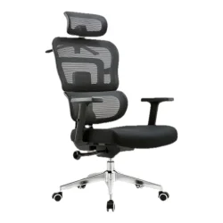 Cadeira Presidente Ergonômica Duoffice Devon DU650 Preta — H&H Suprimentos Corporativos