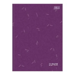 Caderno Brochura Capa Dura Universitário Lunix 80 Folhas — H&H Suprimentos Corporativos