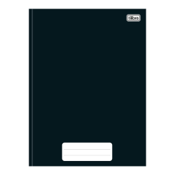 Caderno Brochura Capa Dura Universitário Tilibra Pepper Preto 80 Folhas — H&H Suprimentos Corporativos