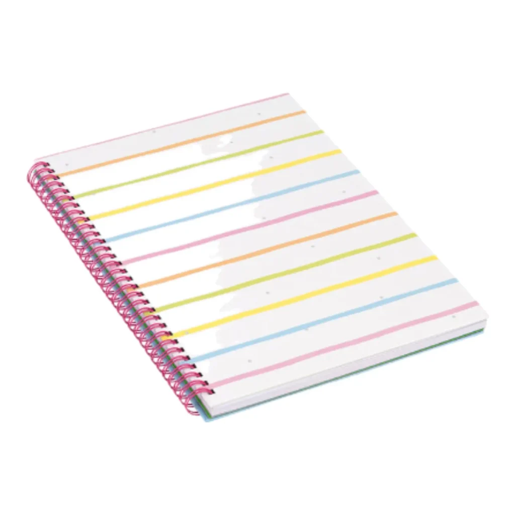 Caderno capa dura pautado enjoy NB8000 200 x 275 mm