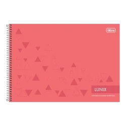 Caderno Cartografia e Desenho Espiral Capa Dura Lunix 60 Folhas — H&H Suprimentos Corporativos