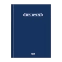 Caderno CD Conta Corrente Grande 100 Folhas — H&H Suprimentos Corporativos