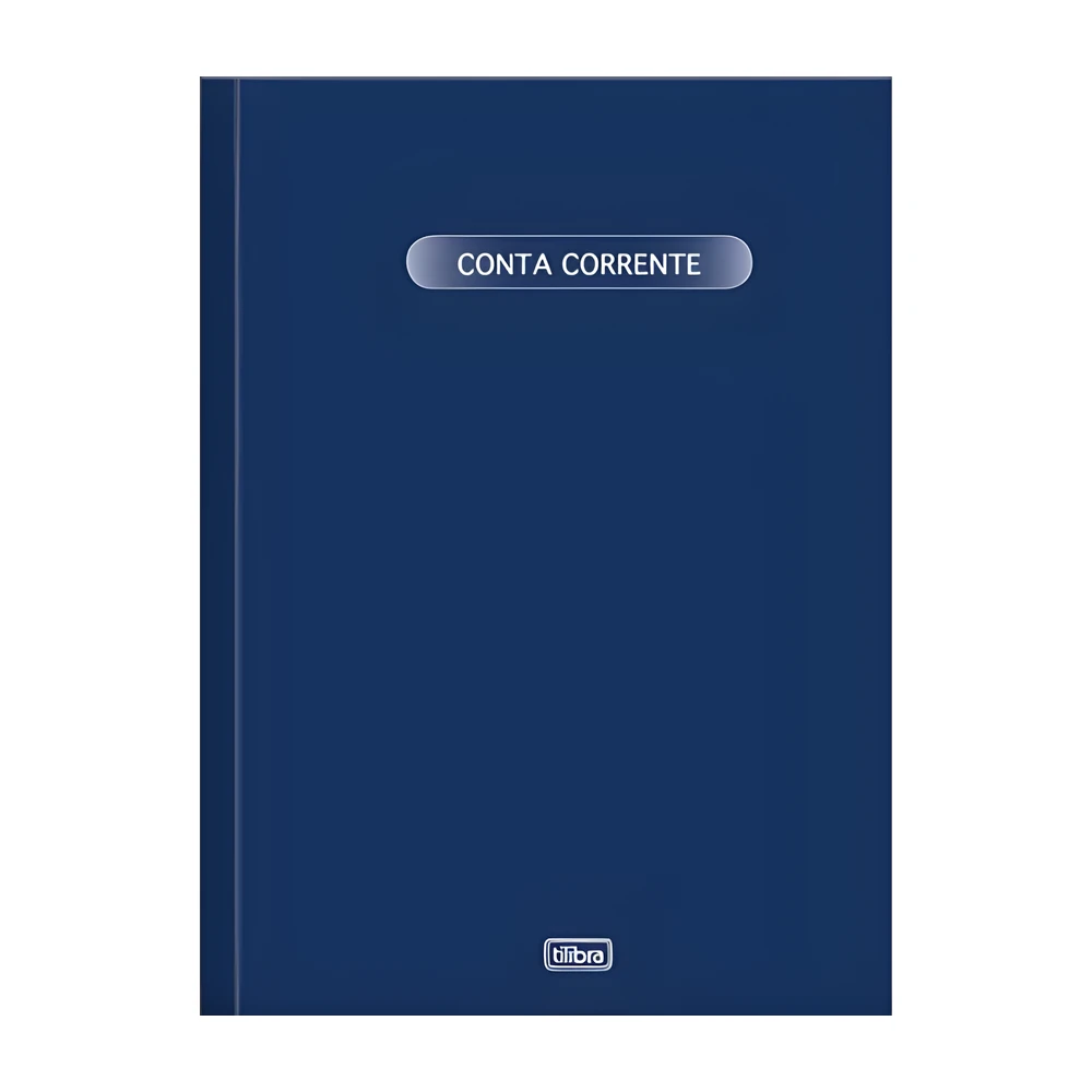 Caderno CD conta corrente grande 100 folhas