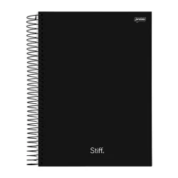 Caderno Universitário Capa Dura Stiff Slim Preto 1 Matéria 80 Folhas — H&H Suprimentos Corporativos