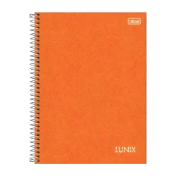 Caderno Universitário Lunix 10 Matérias 160 Folhas Capa Dura — H&H Suprimentos Corporativos