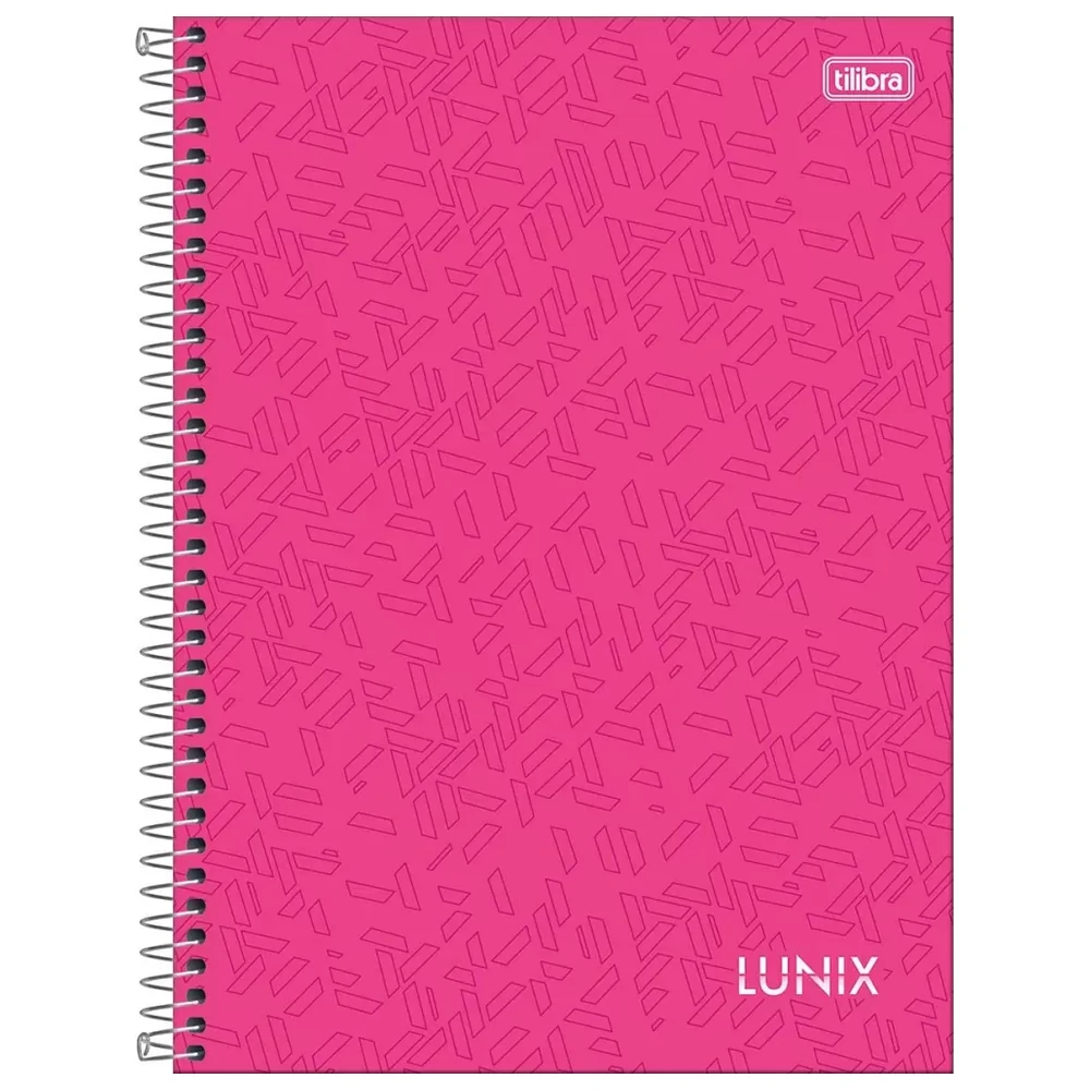 Caderno universitário Lunix 16 matérias 256 folhas
