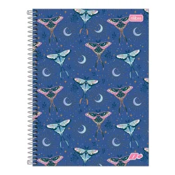 Caderno Universitário Tilibra D+ Feminino 10 Matérias 200 Folhas — H&H Suprimentos Corporativos