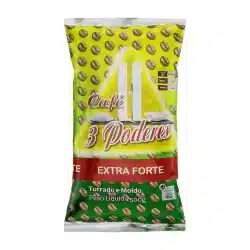 Café 3 Poderes Extra Forte 500 g Pouch — H&H Suprimentos Corporativos