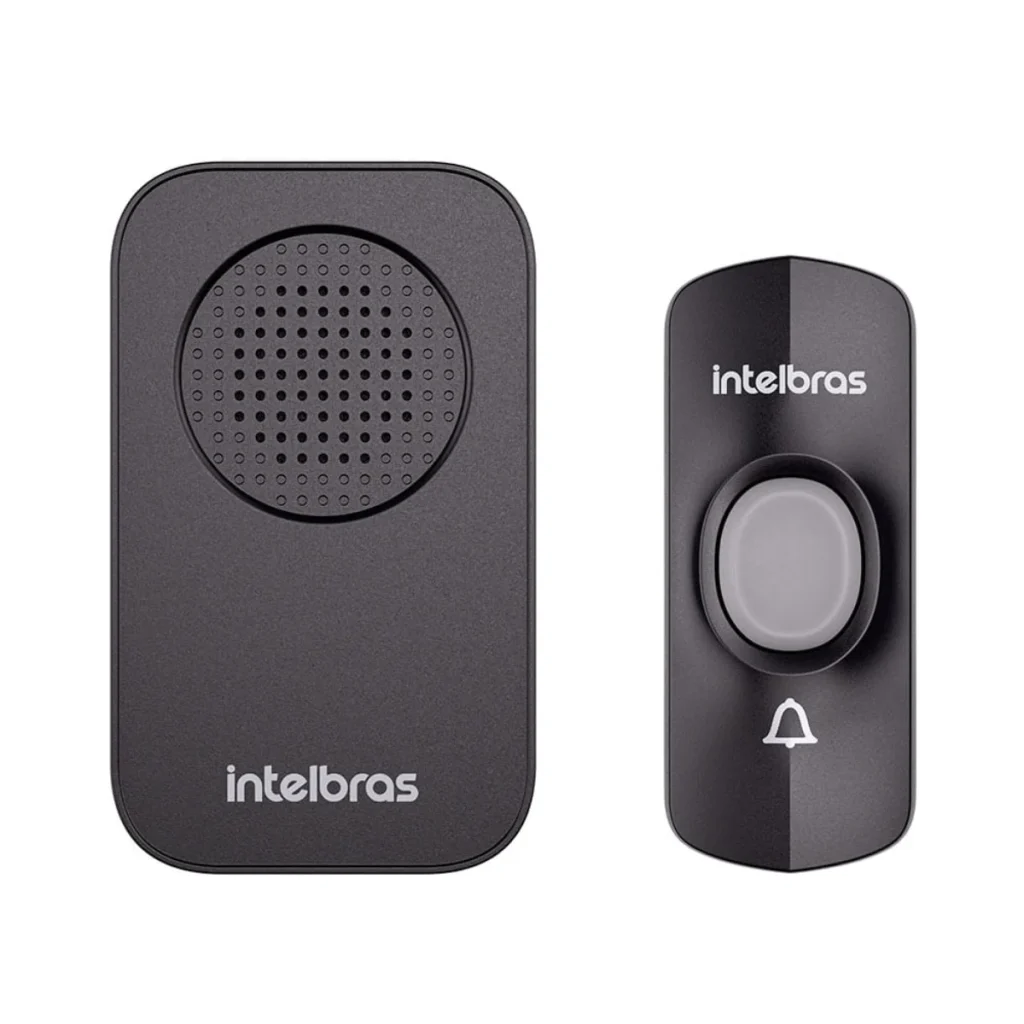 Campainha sem fio Intelbras cib 10 com bateria preta