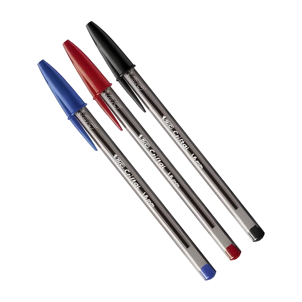 Caneta esferográfica BIC cristal bold 1.6 mm preta