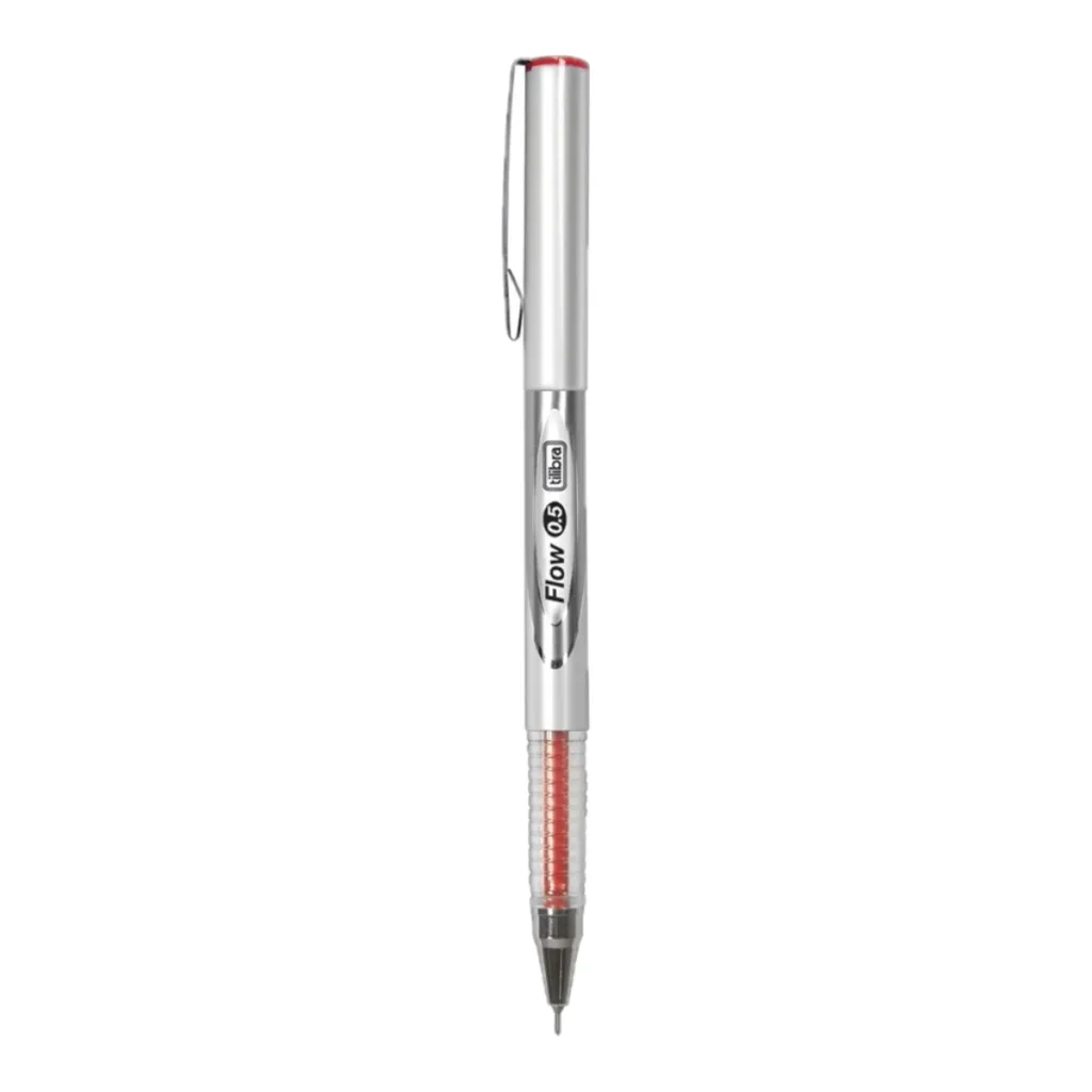 Caneta gel Tilibra flow 0,5 mm vermelha