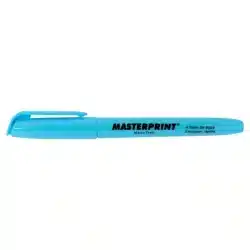 Caneta Marca-Texto Azul MasterPrint MP612 — H&H Suprimentos Corporativos