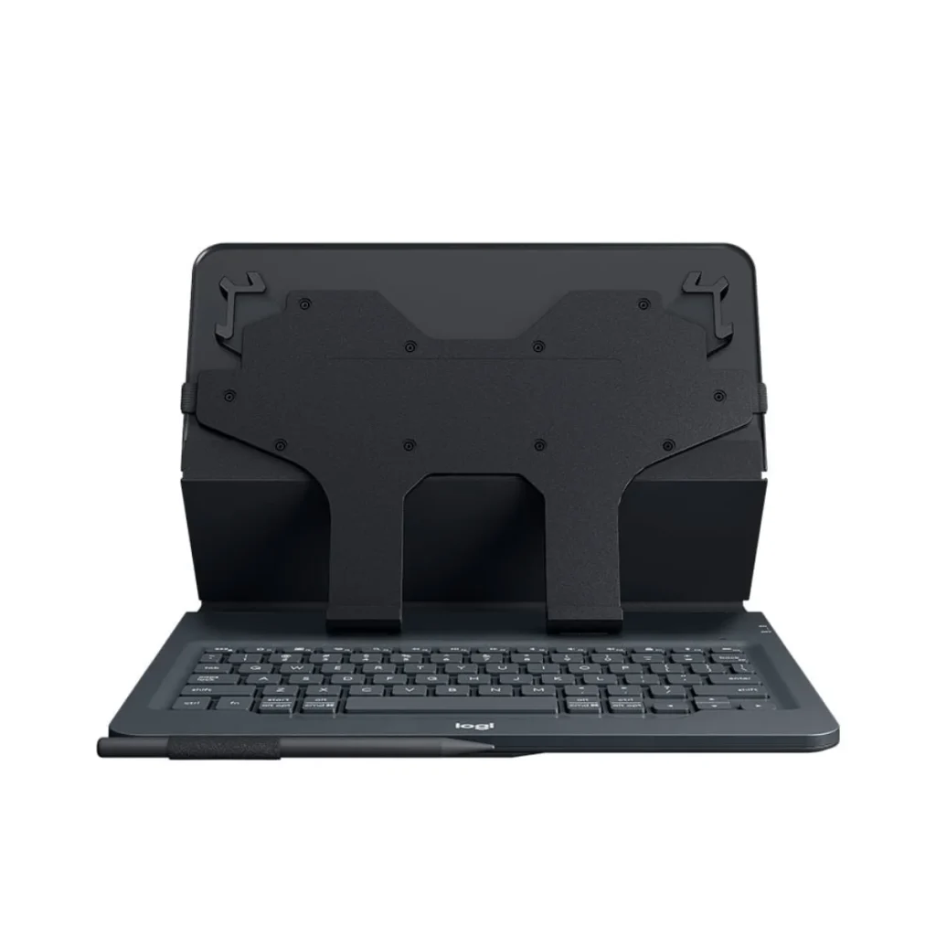 Capa com teclado Logitech universal folio Bluetooth para tablet 9 a 10 polegadas