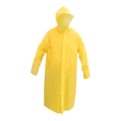 Capa de Chuva de PVC Forrada Amarela Brascamp — H&H Suprimentos Corporativos