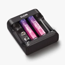 Carregador de Pilhas Elgin SCUSB para AA, AAA e Bateria 9V — H&H Suprimentos Corporativos
