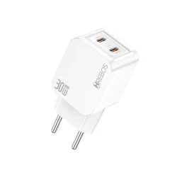 Carregador Hrebos Blink Charge 30W Dois USB-C com Cabo Lightning CRG-391CI — H&H Suprimentos Corporativos