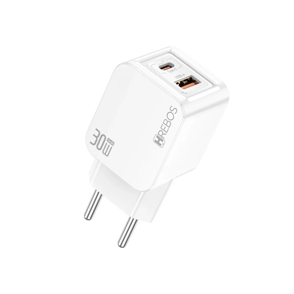 Carregador hrebos blink charge 30W USB-c e USB-a com cabo lightning CRG-390CI