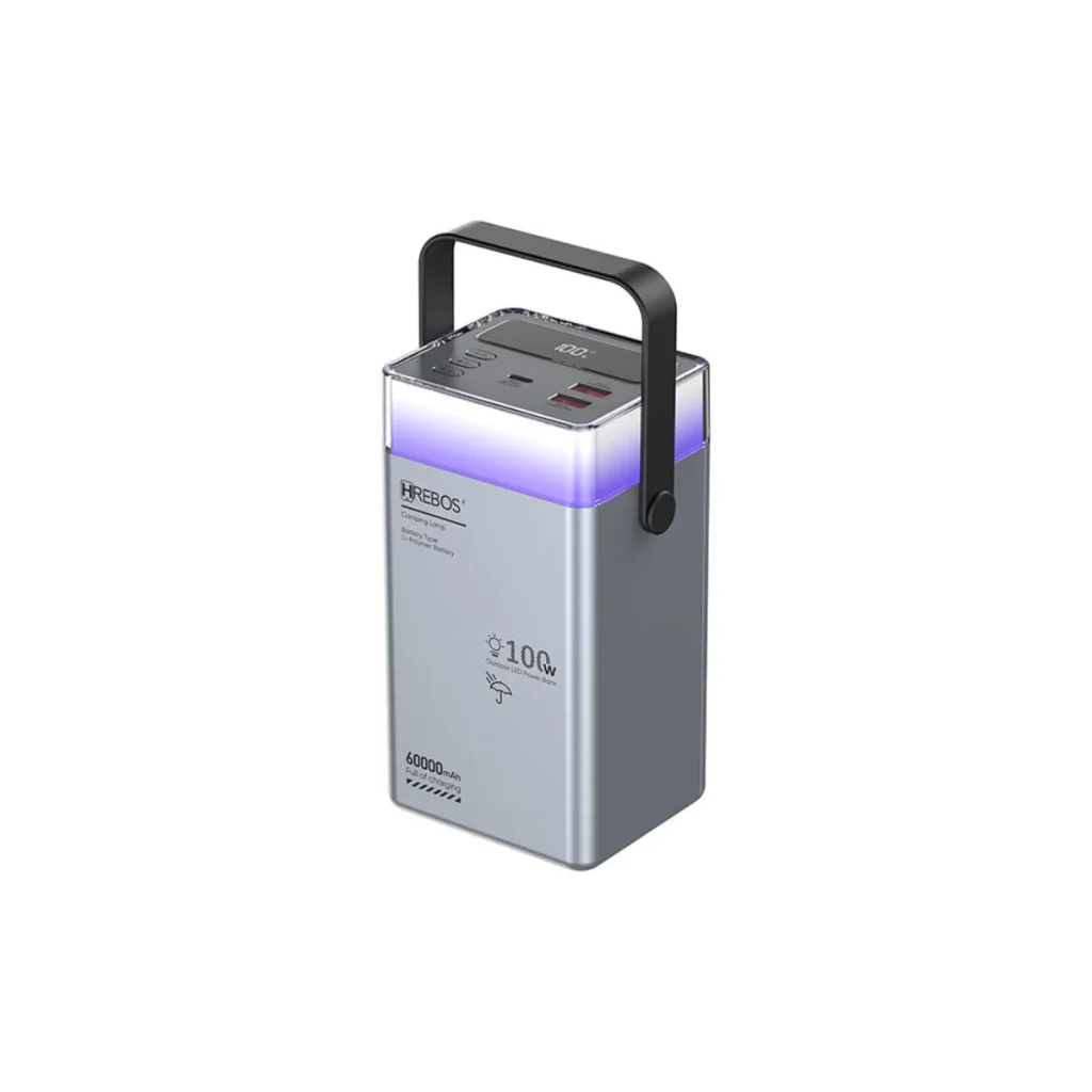 Carregador portátil hrebos lumo PB-997 60.000 mah 100 w