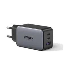 Carregador Ugreen CD244 GaN 65 W PD 2 USB-C e 1 USB-A — H&H Suprimentos Corporativos