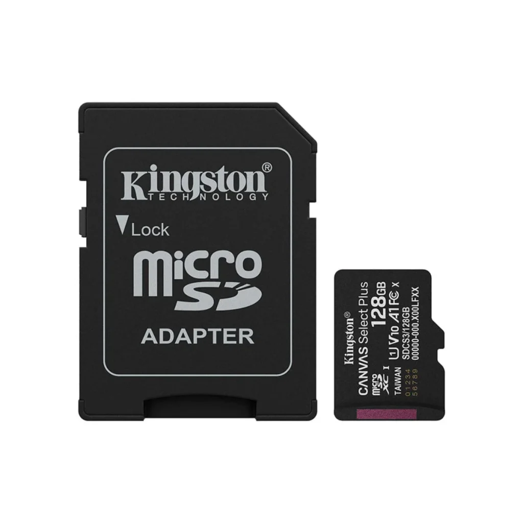 Cartão de memória microsdxc Kingston 128GB 150 mb/s classe 10 A1