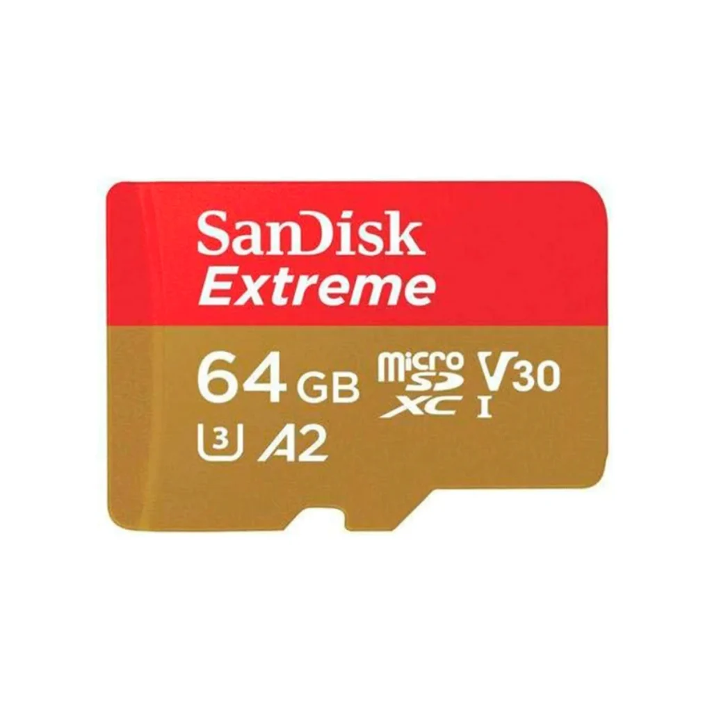 Cartão de memória SanDisk extreme microsd 64GB 170 mb/s