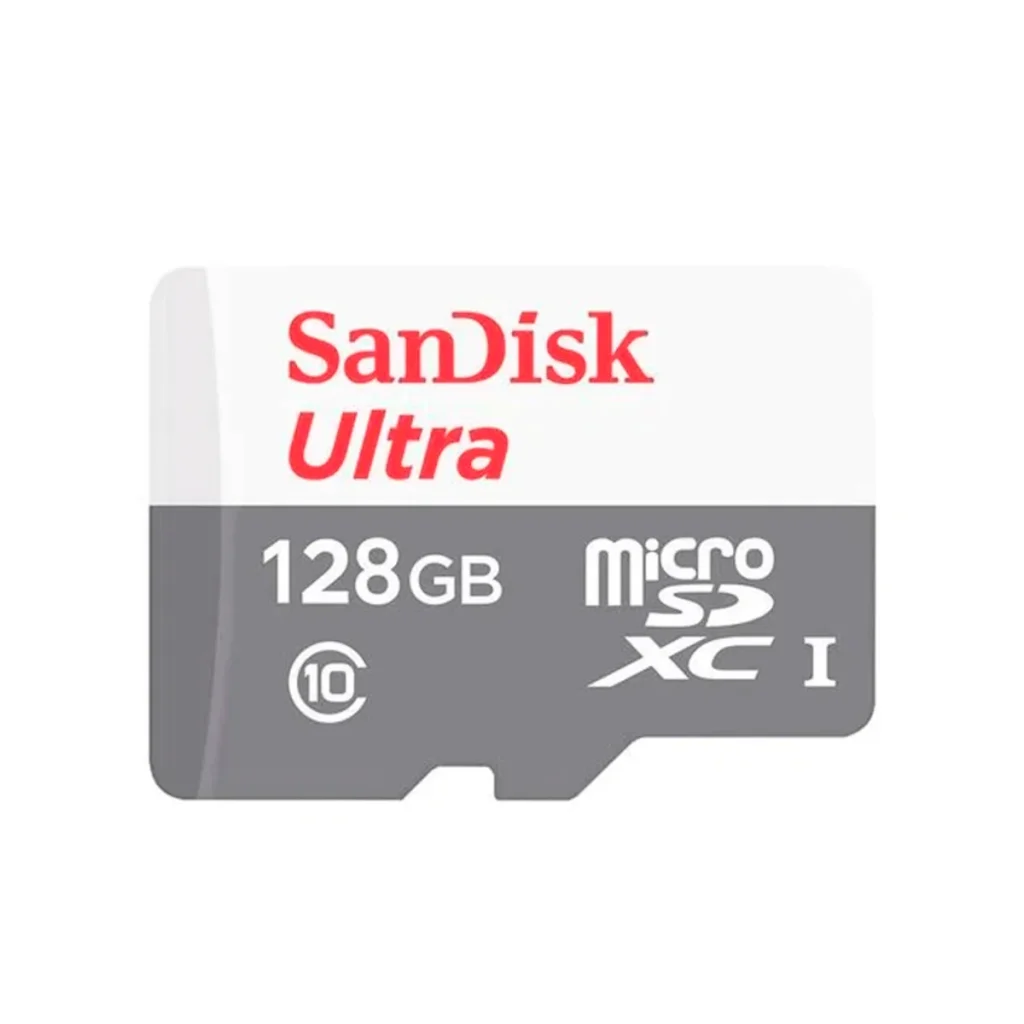 Cartão de memória SanDisk ultra microsd 128GB 100 mb/s