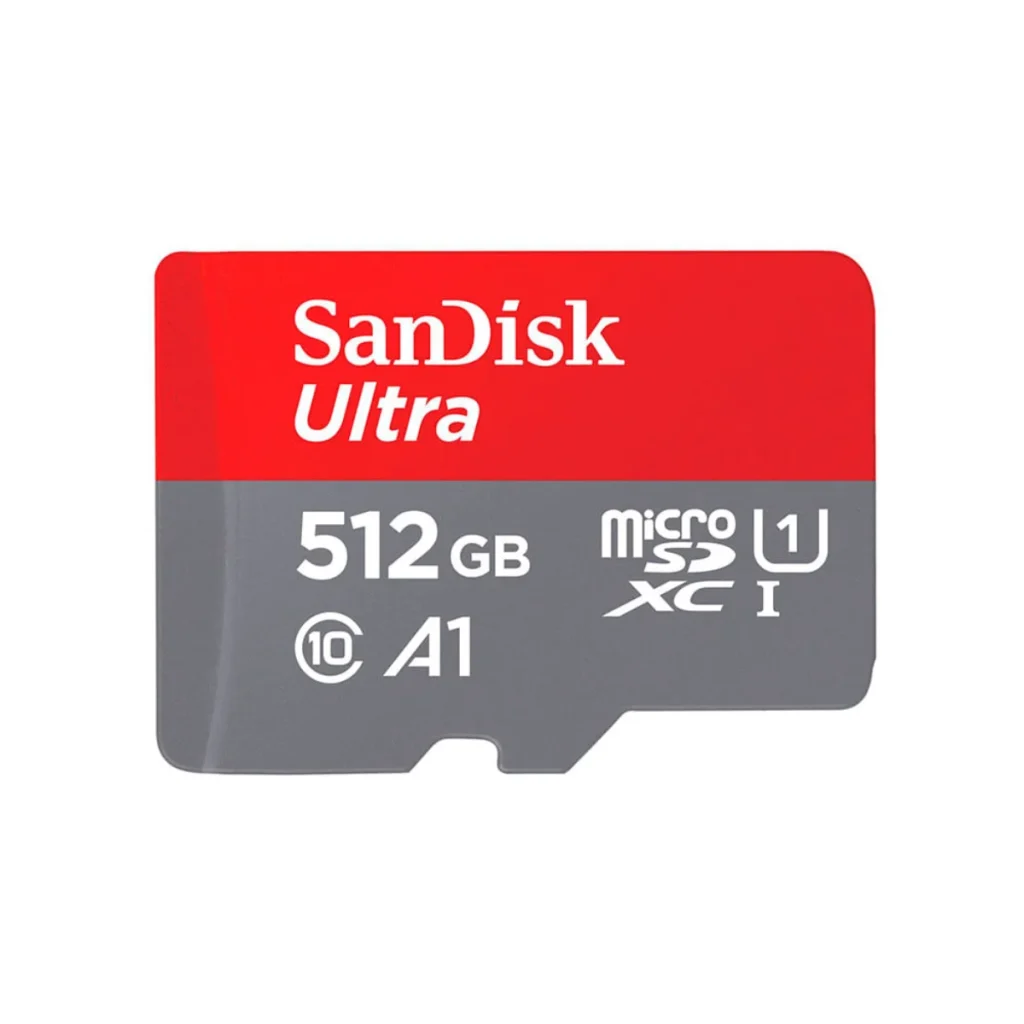 Cartão de memória SanDisk ultra microsd 512GB 150 mb/s