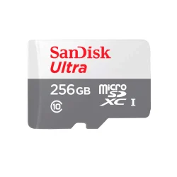 Cartão de Memória SanDisk Ultra microSDXC 256GB UHS-I Classe 10 — H&H Suprimentos Corporativos