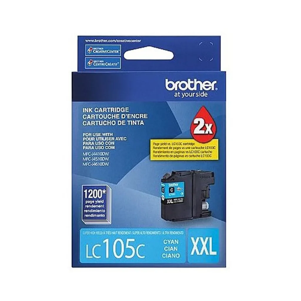 Cartucho de tinta Brother LC-105C ciano 12 ml original