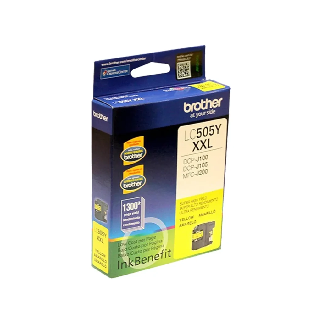 Cartucho de tinta Brother LC-505Y amarelo 12 ml original