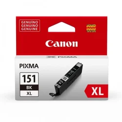 Cartucho de Tinta Canon CLI-151XL 6477B001AA Preto 11 ml Original — H&H Suprimentos Corporativos